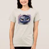 Grumpy Blueberry Tri-Blend Shirt (Voorkant)