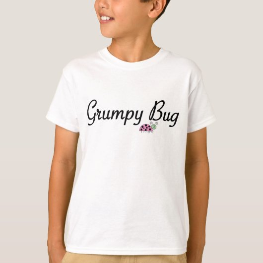Grumpy bug t-shirt (Voorkant)