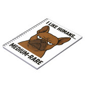 Grumpy Bulldog. asociale dieren Notitieboek (Linkerzijde)