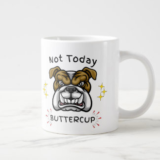 Grumpy Bulldog Cup, Dog Lover Gift Idea, Pet Humor Grote Koffiekop