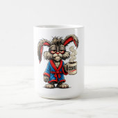 Grumpy Bunny Coffee Funny T-Shirt Koffiemok (Center)