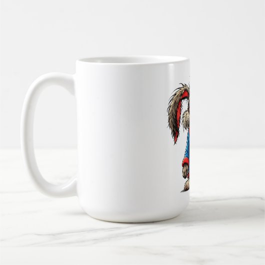 Grumpy Bunny Coffee Funny T-Shirt Koffiemok (Links)