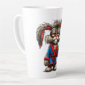 Grumpy Bunny Coffee Funny T-Shirt Latte Mok (Linkerhoek)