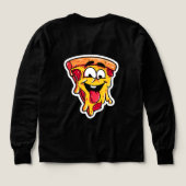Grumpy Burger Kroon Grafisch Zwart T-shirt (Achterkant)