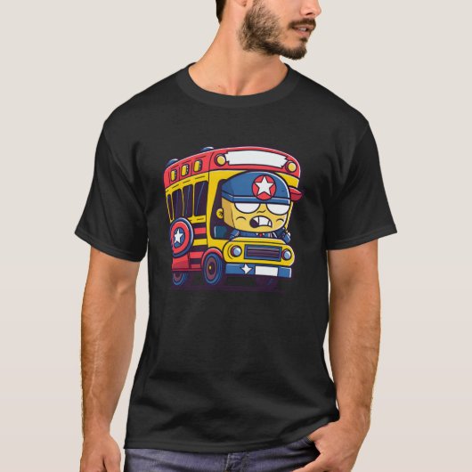 Grumpy Busdriver Bus Driver T-shirt (Voorkant)