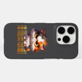 Grumpy Calico Cat en grappig citaat Case-Mate iPhone Case (Achterkant (horizontaal))