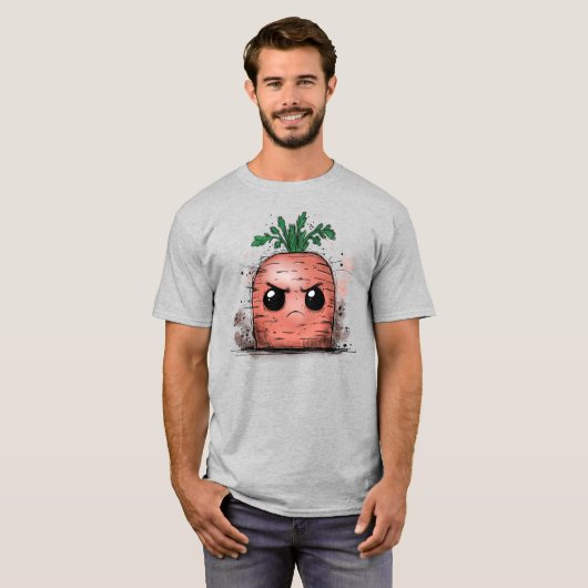 Grumpy Carrot T-shirt (Voorkant volledig)