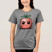 Grumpy Carrot Tri-Blend Shirt (Voorkant)