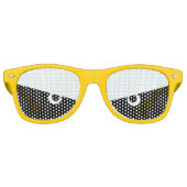 Grumpy Carton Comic Eyes Party zonnebril (Voorkant)