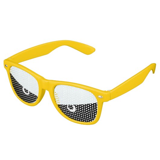 Grumpy Carton Comic Eyes Party zonnebril (Gekanteld)