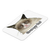 Grumpy Cat 3x4 flexibele magneet (Linkerzijde)