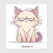 Grumpy Cat Anime Chibi Meme Sticker (Vel)