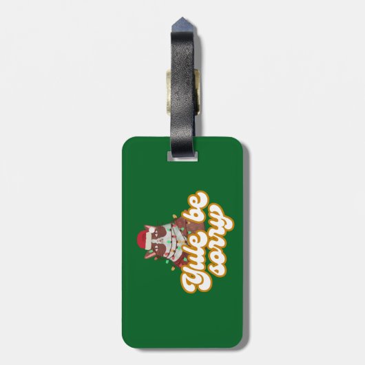 Grumpy Cat Bagagelabel (Achterkant verticaal)