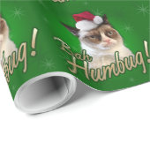 Grumpy Cat Bah Humbug Wrapping Paper Cadeaupapier (Rol Hoek)