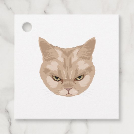Grumpy Cat Bedankjes Labels (Voorkant)