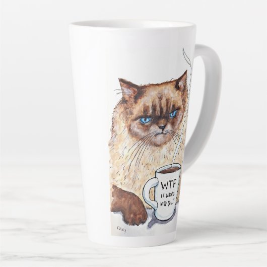 Grumpy Cat-beker Latte Mok (Rechterhoek)