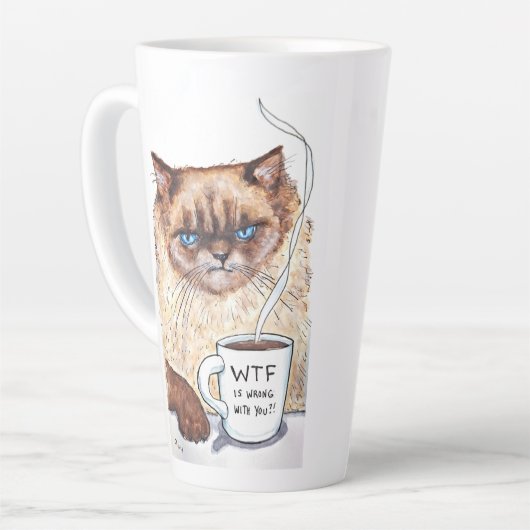 Grumpy Cat-beker Latte Mok (Linkerhoek)