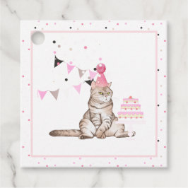 Grumpy Cat Birthday Party Favor Tags Bedankjes Labels