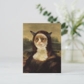 Grumpy Cat Briefkaart (Staand voorkant)