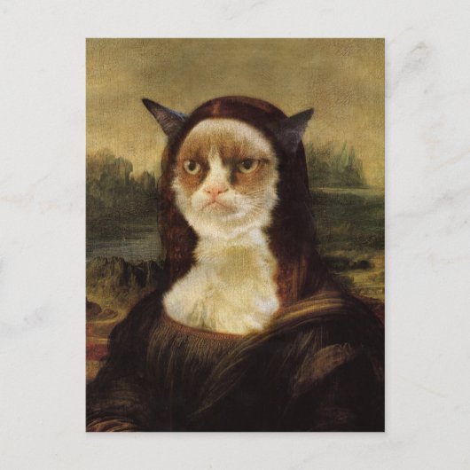 Grumpy Cat Briefkaart (Voorkant)