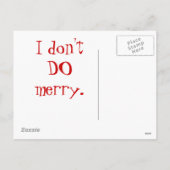 Grumpy Cat Christmas Briefkaart (Achterkant)