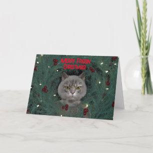 GRUMPY CAT CHRISTMAS KAART VOOR IEDEREEN