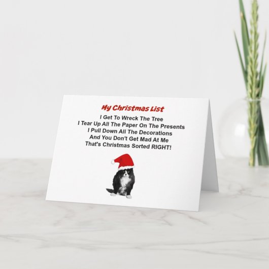 Grumpy Cat Christmas Kaarten (Voorkant)