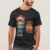Grumpy Cat Christmas Mood T-shirt (Voorkant)