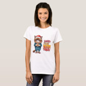 Grumpy Cat Christmas Mood T-shirt (Voorkant volledig)
