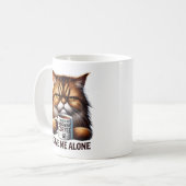 Grumpy Cat Coffee Mok - 'Laat me met rust' (Voorkant links)