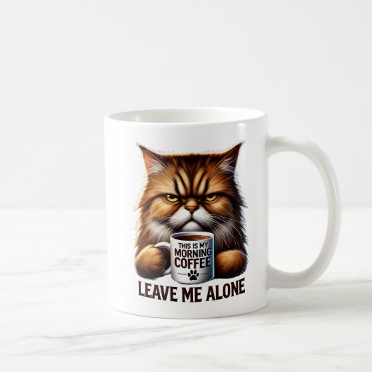 Grumpy Cat Coffee Mok - 'Laat me met rust' (Rechts)