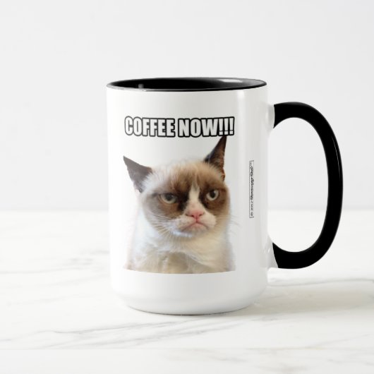 Grumpy Cat™ COFFEE NU!!! Mok (Rechts)