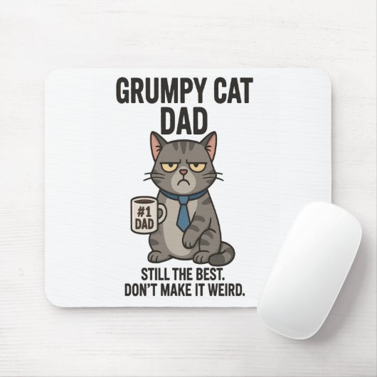 Grumpy Cat Dad - Nog steeds de beste Muismat (Met muis)