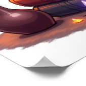 Grumpy Cat Dark Academia Reader Bookworm Gothic Li Poster (Hoek)