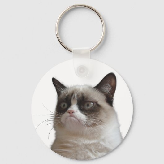 Grumpy Cat - de Sleutelhanger van de Grumpy Stare (Voorkant)