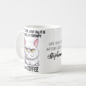 Grumpy Cat Drink koffiecitaat Koffiemok (Voorkant links)