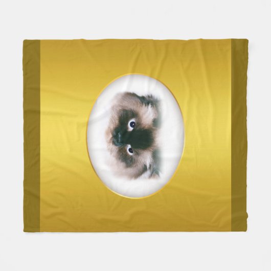 Grumpy Cat Fleece Deken (Voorkant (Horizontaal))