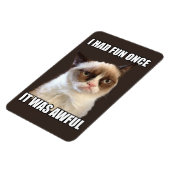 Grumpy Cat flexibele magneet (Linkerzijde)
