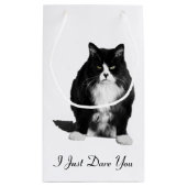 Grumpy Cat Gift Bag Klein Cadeauzakje (Achterkant)