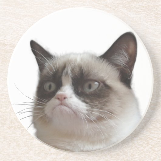Grumpy Cat Glaring Onderzetters (Voorkant)