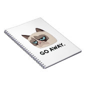 Grumpy Cat "Go Away" Sketch Book Notitieboek (Rechterzijde)