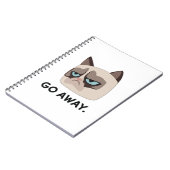 Grumpy Cat "Go Away" Sketch Book Notitieboek (Linkerzijde)
