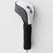 GRUMPY CAT - Grappige Meh Cat - Crazy Cat Lady Gif Golfheadcover (Schuin)