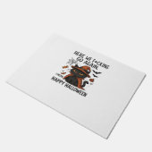 Grumpy Cat Halloween Classic T-shirt Deurmat (Schuin)