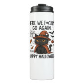 Grumpy Cat Halloween Classic T-shirt Thermosbeker (Voorkant)