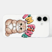 Grumpy Cat "I'm Fine" Funny Cartoon Shirt Case-Mate iPhone Case (Achterkant (horizontaal))