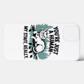 Grumpy Cat: "Je bent gewoon een mens, mijn persone Case-Mate iPhone Case (Achterkant (horizontaal))