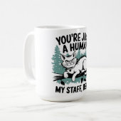 Grumpy Cat: "Je bent gewoon een mens, mijn persone Koffiemok (Voorkant links)