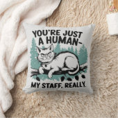 Grumpy Cat: "Je bent gewoon een mens, mijn persone Kussen (Deken)