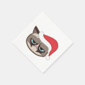 Grumpy Cat Kerstservetten Servet (Hoek)